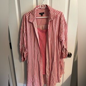 Torrid size 0 tank and blouse